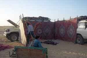 Camping in the desert! 