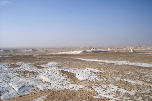 The White Desert--it's chalk dust not snow!